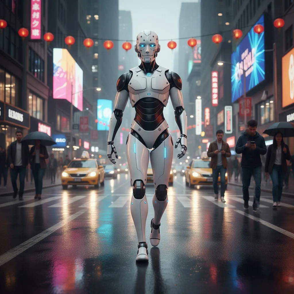 Chinese Humanoid Robot Sets Record After 106 km Walk